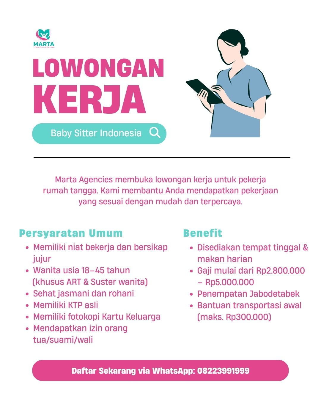 loker baby sitter indonesia