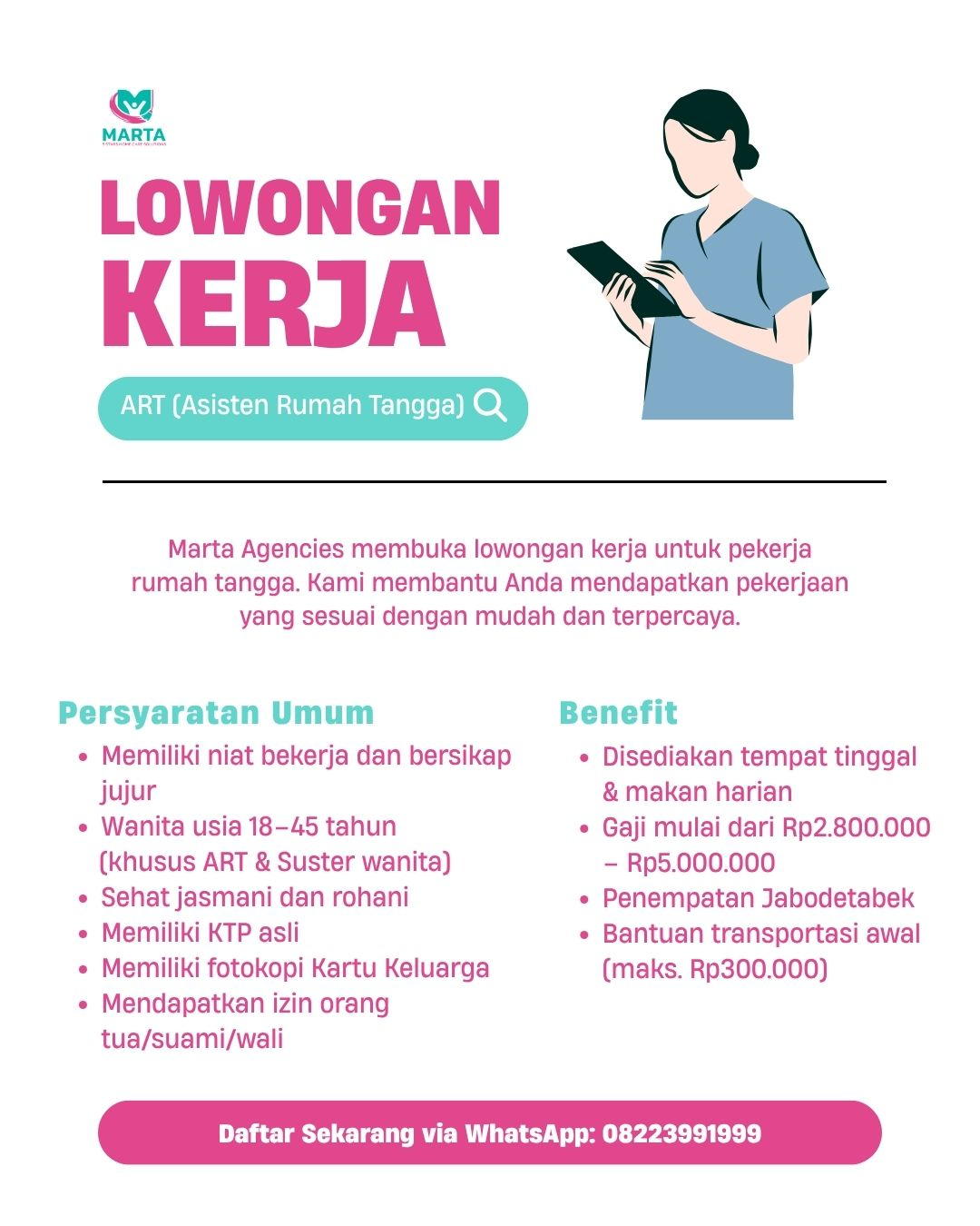 Loker Pekerja Rumah Tangga