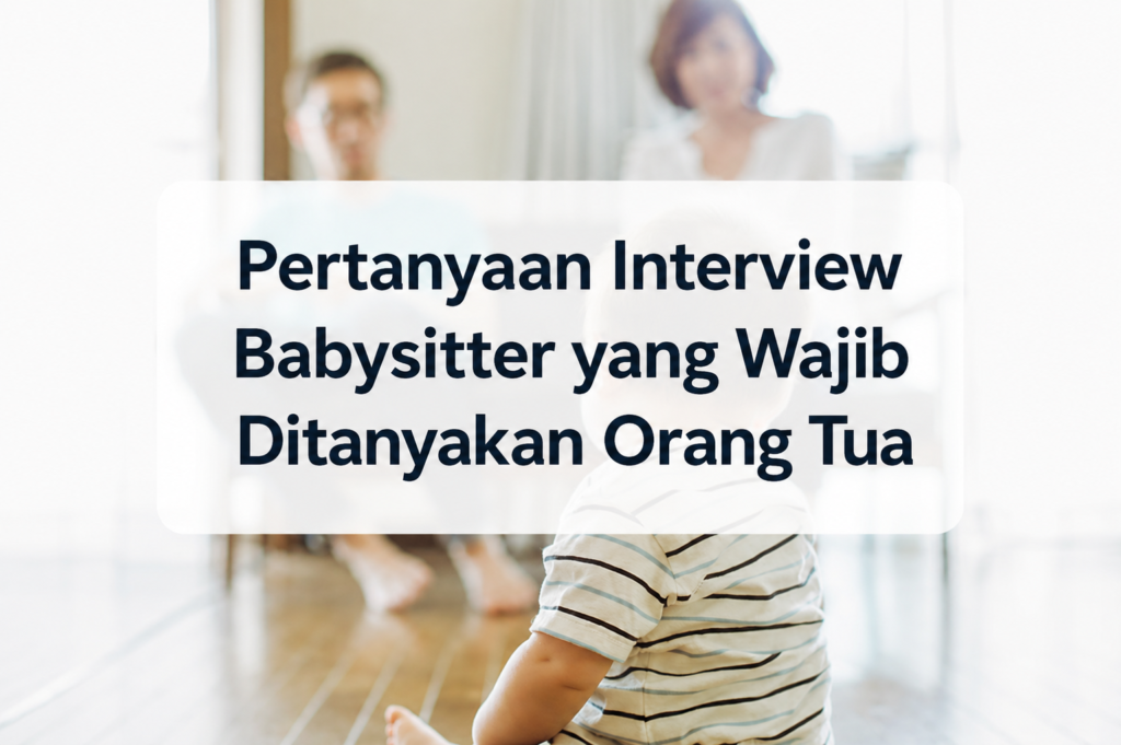 Pertanyaan Interview Babysitter yang Wajib Ditanyakan Orang Tua
